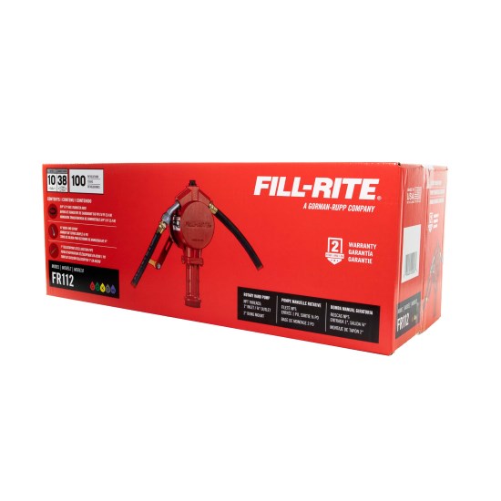 Fill-Rite-FR112-hand-operated-fuel-transfer-pump-in-packaging