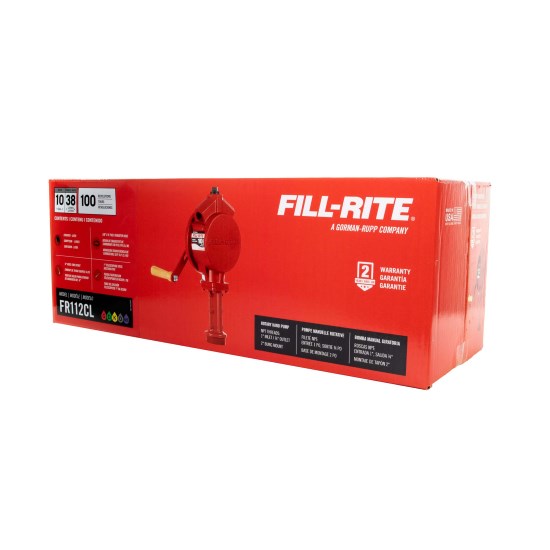 Fill-Rite-FR112CL-hand-operated-fuel-transfer-pump-in-packaging