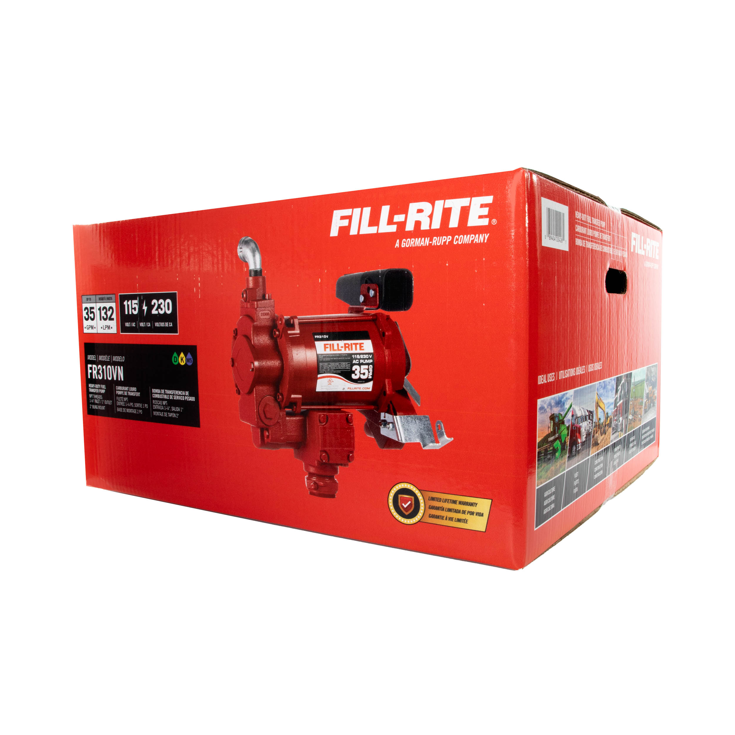 Fill-Rite-FR310VN-115V-230V-fuel-transfer-pump-in-packaging